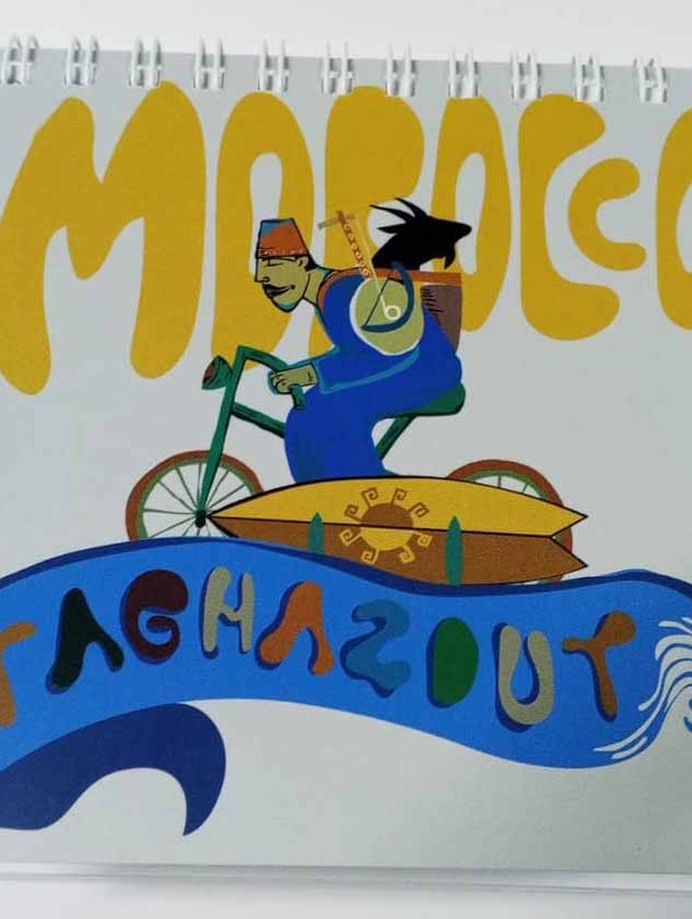 Recto: Morocco Surf / Verso: Chèvres dans Arganier