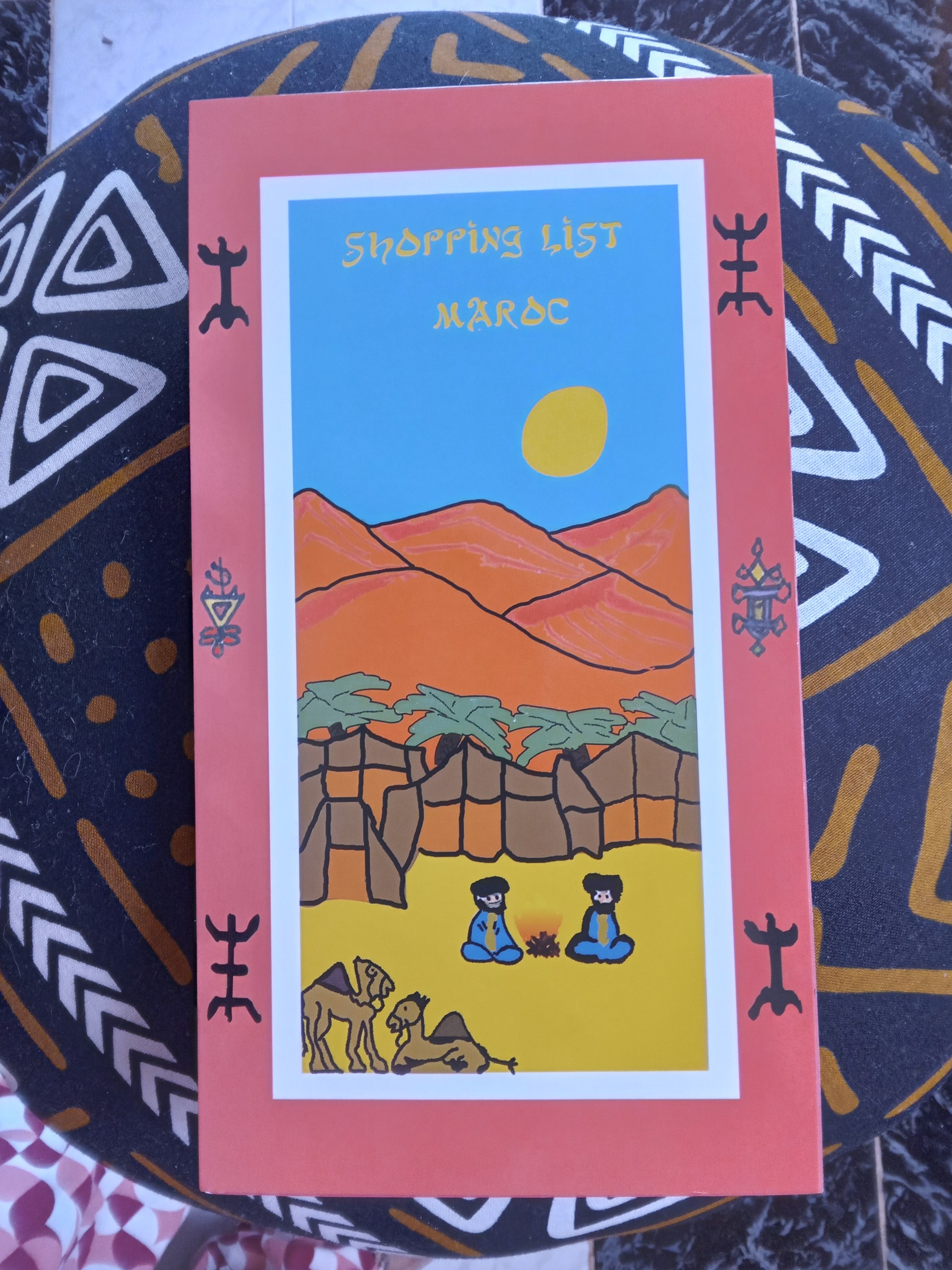 Recto: Campement Désert de Merzouga